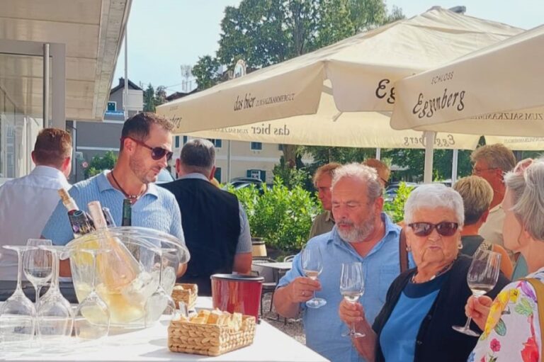 Weinverkostung, Food-Pairing mit moldawische Weine, JooRia Wine bei Restaurant Cuvee in Ohlsdorf.