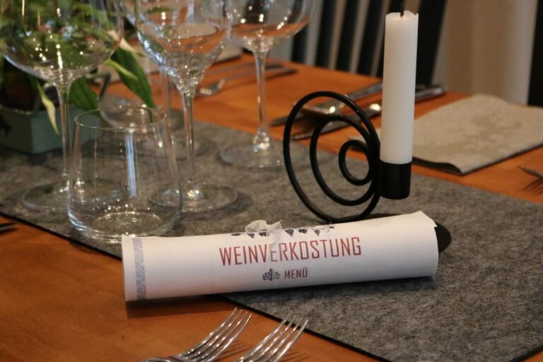 Weinverkostung, Food-Pairing mit moldawische Weine, JooRia Wine bei Restaurant La Noi in Bludenz.